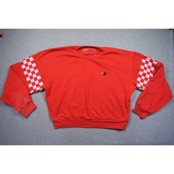 Aviator Nation Tops - Aviator Nation Sweatshirt Womens XS Red Crewneck Pullover Long Sleeve FLAW****